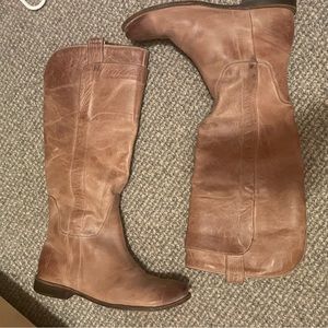 Tan Frye Tall boots
